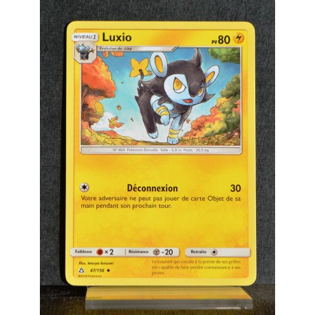 carte Pokémon 47/156 Luxio SL5 - Soleil et Lune - Ultra Prisme NEUF FR