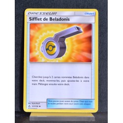 carte Pokémon 127/156 Sifflet de Beladonis SL5 - Soleil et Lune - Ultra Prisme NEUF FR