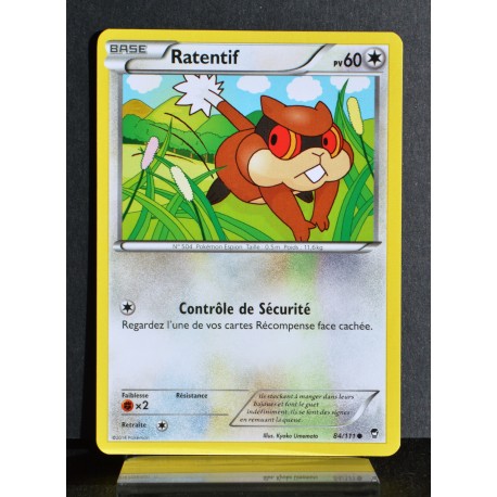 carte Pokémon 84/111 Ratentif 60 PV XY03 Poings Furieux NEUF FR