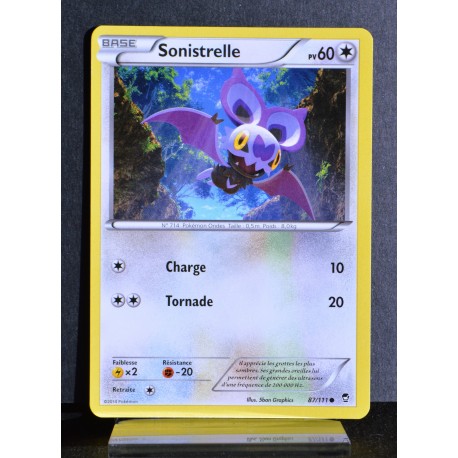 carte Pokémon 87/111 Sonistrelle 60 PV XY03 Poings Furieux NEUF FR