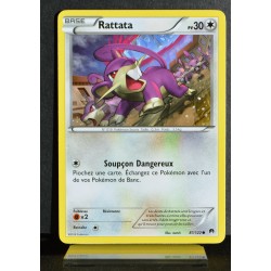carte Pokémon 87/122 Rattata 30 PV XY09 - Rupture Turbo NEUF FR