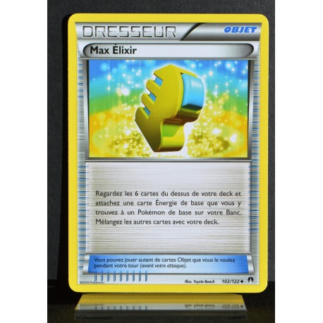 carte Pokémon 102/122 Max Elixir XY09 - Rupture Turbo NEUF FR