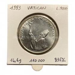 1000 Lire Vatican 1983  