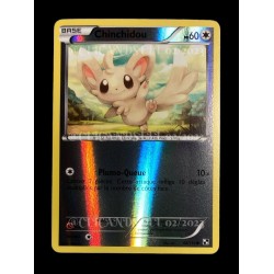 carte Pokémon 88/114 Chinchidou 60 PV - REVERSE Noir & Blanc NEUF FR