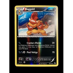 carte Pokémon 69/114 Baggaïd 90 PV - REVERSE Noir & Blanc NEUF FR