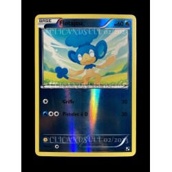 carte Pokémon 33/114 Flotajou 60 PV - REVERSE Noir & Blanc NEUF FR