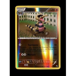 carte Pokémon 64/114 Escroco 90 PV - REVERSE Noir & Blanc NEUF FR