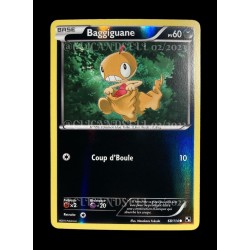 carte Pokémon 68/114 Baggiguane 60 PV - REVERSE Noir & Blanc NEUF FR