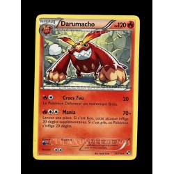 carte Pokémon 25/114 Darumacho 120 PV Noir & Blanc NEUF FR
