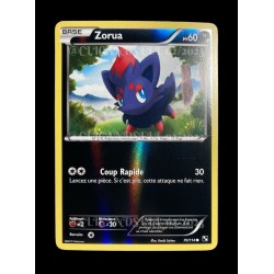 carte Pokémon 70/114 Zorua 60 PV - REVERSE Noir & Blanc NEUF FR