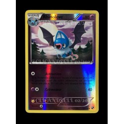 carte Pokémon 51/114 Rhinolove 80 PV - REVERSE Noir & Blanc NEUF FR