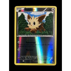 carte Pokémon 80/114 Ponchiot 50 PV - REVERSE Noir & Blanc NEUF FR