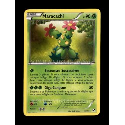 carte Pokémon 12/114 Maracachi 90 PV Noir & Blanc NEUF FR