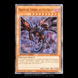 carte YU-GI-OH SGX3-FRB01 Dragon des Ténèbres aux Yeux Rouges (V.2 - SR) NEUF FR