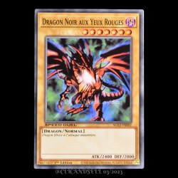 carte YU-GI-OH SGX3-FRB02 Dragon Noir aux Yeux Rouges NEUF FR