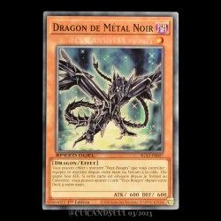 carte YU-GI-OH SGX3-FRB07 Dragon de Métal Noir NEUF FR