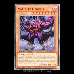 carte YU-GI-OH SGX3-FRC01 Vampire Genesis (V.2 - Secret Rare) NEUF FR