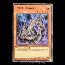 carte YU-GI-OH SGX3-FRI28 Cyber Dragon (V.2 - Secret Rare) NEUF FR
