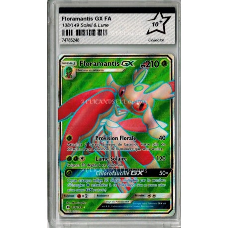 carte Pokémon PCA Floramantis GX 138/149 Soleil & Lune 10+
