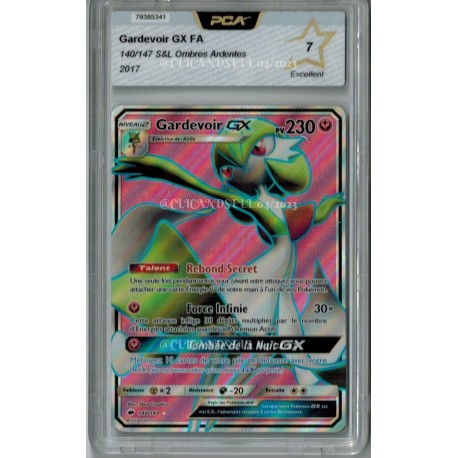 carte Pokémon PCA Gardevoir GX FA 140/147 S&L Ombres Ardentes 7