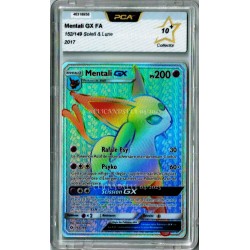 carte Pokémon PCA Mentali 152/149  GX FA Rainbow Soleil & Lune FR 10+
