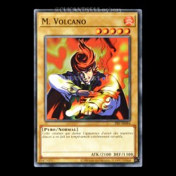carte YU-GI-OH PSV-FR044 M. Volcano 