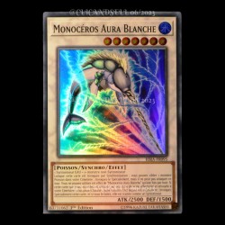 carte YU-GI-OH RIRA-FR095 Monocéros Aura Blanche 
