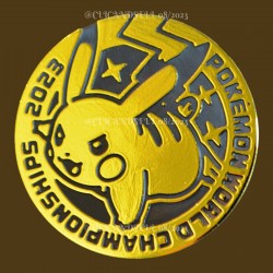 Pokemon Coin NEW WCS 2023 YOKOHAMA DECK PIKACHU