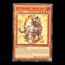 carte YU-GI-OH SDCB-FR004 Bête Cristalline : Tigre de Topaze Co