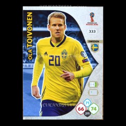carte PANINI ADRENALYN XL 333 Ola Toivonen / Sweden