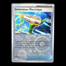carte Pokemon Générateur Électrique Reverse 079/091 EV4.5 Destinées de Paldea FR