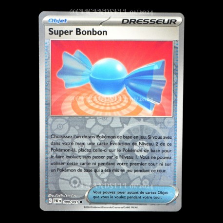 carte Pokemon Super bonbon Reverse 089/091 EV4.5 Destinées de Paldea FR
