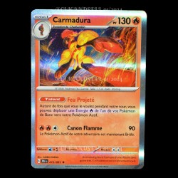 carte Pokemon Carmadura Holo 015/091 EV4.5 Destinées de Paldea FR