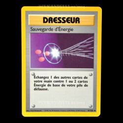 carte Pokemon Sauvegarde d'Energie 81/102 Set de base FR