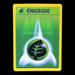 carte Pokemon Energie Plante 99/102 Set de base FR