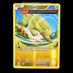 carte Pokémon 60/160 Dynavolt 50 PV REVERSE Série XY05 - Primo Choc