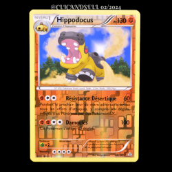 carte Pokémon 88/160 Hippodocus 130 PV REVERSE Série XY05 - Primo Choc