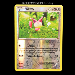 carte Pokémon 113/160 Skitty 50 PV REVERSE Série XY05 - Primo Choc