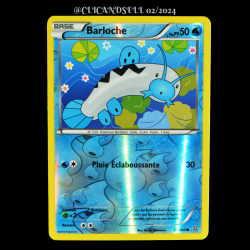 carte Pokémon 39/160 Barloche 50 PV REVERSE Série XY05 - Primo Choc