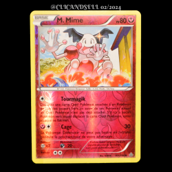 carte Pokémon 101/160 M. Mime 80 PV REVERSE Série XY05 - Primo Choc