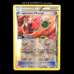 carte Pokémon 126/160 Récupération d'Energie REVERSE Série XY05 - Primo Choc