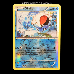 carte Pokémon 45/160 Obalie 60 PV REVERSE Série XY05 - Primo Choc