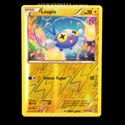 carte Pokémon 57/160 Loupio 70 PV REVERSE Série XY05 - Primo Choc