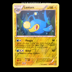 carte Pokémon 58/160 Lanturn 100 PV REVERSE Série XY05 - Primo Choc