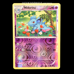 carte Pokémon 67/160 Nidorina 90 PV REVERSE Série XY05 - Primo Choc