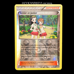 carte Pokémon 141/160 Senior et Junior REVERSE Série XY05 - Primo Choc