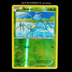 carte Pokémon 13/160 Arakdo 50 PV REVERSE Série XY05 - Primo Choc
