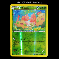 carte Pokémon 15/160 Balignon 60 PV REVERSE Série XY05 - Primo Choc