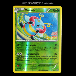 carte Pokémon 17/160 Muciole 70 PV REVERSE Série XY05 - Primo Choc