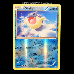 carte Pokémon 46/160 Obalie 70 PV REVERSE Série XY05 - Primo Choc
